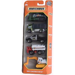 Hot Wheels Matchbox MBX Construction III - 5 Pack