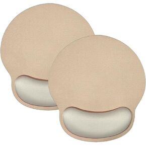Mouse Pad with Wrist Rest,Ergonomic Mouse Pad Used to Reduce Hand Support,for Office,Home and Travel (2-Pack).
