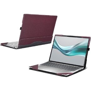 Laptop Enclosure Cover for HP EliteBook 630 G11 Notebook 13.3" Laptop Cover Computer Drop Protection PU Leather case (Black)