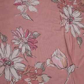 Stylish FABRIC 60" Wide Rayon Spandex Printed Jersey Stretch Knit Fabric by The Yard for Apparel, Clothing, Headbands, Accessories, Decorations, Maternity, and DIY Projects, Sky Blue/Lavender 3 Yards