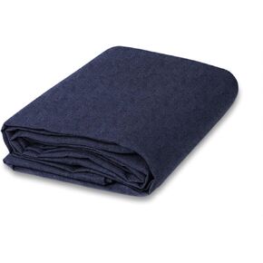 CCS Denim Cotton Fabric (12oz) – Heavy Duty Duck Cloth for Apparel, Bags, Upholstery, Crafts & Decor – Reusable & Washable Cotton Canvas Bolt (5-Yard)