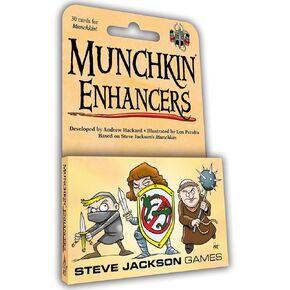 Steve Jackson Games Munchkin Enhancers Card Game (Mini-Expansion) | 30 Cards | Adult, Kids, & Family Game | Fantasy Adventure Roleplaying Game | Ages 10+ | 3-6 Players | Avg Play Time 120 Min | from