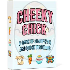 Cheeky Chick - Fast-Paced Visual Springtime Game for Kids 6+ - Card Games for Kids Ages 6-8 - Observation Game No Reading Required - Springtime Gifts - Easter Gifts