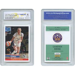 2024 Panini Cameron Brink Donruss Rated Rookie Card #RRR4 – Graded GEM-Mint 10