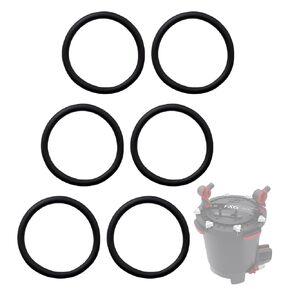 A20212 A-20212 O-Ring, Compatible with Fluval FX4, FX5, FX6 High-Performance Canister Filters, FX4 Replacement, Replaceable Aquarium Gasket Ring, 6-Pack