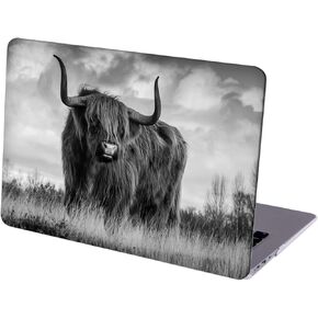 Compatible with MacBook Pro 14 inch, Hard Protective Shell with Keyboard Cover (A2442 M1 Pro Max / A2779 M2, 2021/2023 Release) - Highland Cow - MC10529