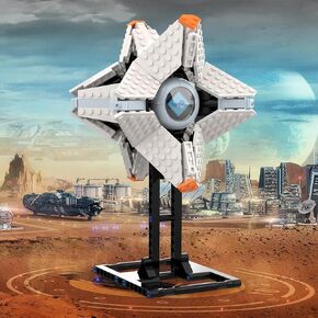 Ghost Shell Building Blocks for Kids Ages 9+, Generalist Shell Building Toy Sets, Featuring a Display Stand, Lightfall Model Toy for Adults, Game Fans (378 Pieces)
