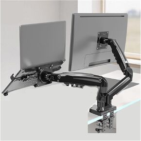 Two-in-one Monitor Notebook Combination Stand Dual-Screen External Computer Stand Bracket Mechanical arm Stand(F160)