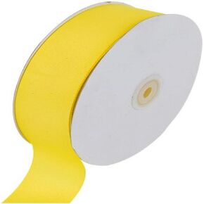 Creative Ideas Solid Grosgrain Ribbon, 1-1/2-Inch by 50-Yard, Canary Yellow