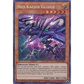 Yu-Gi-Oh! - Neo Kaiser Glider - TN19-EN006 - Prismatic Secret Rare - Limited Edition - 2019 Gold Sarcophagus Tin