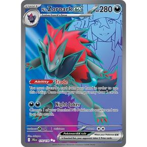 Pokemon - N’s Zoroark ex 175/159 – Journey Together – Full Art Ultra Rare – Foil Single Card