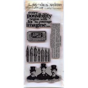 Tim Holtz Cling Stamps ~ Curious Possibility!!!