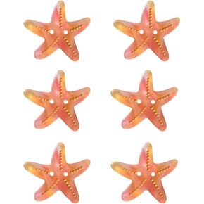 Purple Pansy Shaped Buttons for Crafts,Acetate Button for Clothes,Buttons for Sewing,Button Bulk,Pack of 6