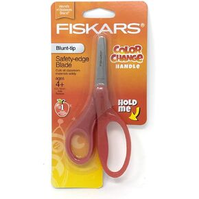 5" Blunt Tip Color Changing Scissors with Safety Edge Blades