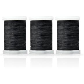 Heavy Duty Upholstery Thread Kit - 3 Spools Durable Bonded Nylon, High-Strength & Fade-Resistant, 218 Yds/Spool for Sewing Machines, Leather, Denim, DIY Crafts | Coffee, Brown, Khaki