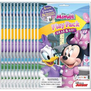 Disney Minnie Mouse Grab and Go Play Packs (Pack of 12)