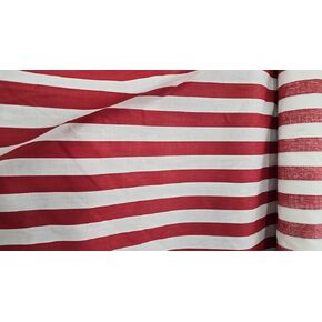 American Star, Stripe, Colors, American Flag, Print Poly Cotton Fabric by The Yard, 60" Wide (Star)