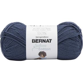 Bernat Softee Cotton Yarn, Blue Waves