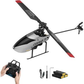 VEVOR RC Helicopter, 2.4GHz Single Propeller Remote Control Helicopter with Gyro, 4-Channel RC Airplane for Beginner, 39 Min Flight Time, One-Key Takeoff/Landing, Toys for Kids Ages 8 and up