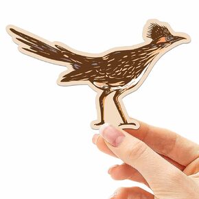 Roadrunner Sticker, Cute Southwest Decal for Hydroflask, Desert Animal Bumper Sticker for Arizona, California, & Texas Bird Watchers