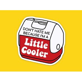 I'm a Little Cooler Sticker, 1" in Saudi Arabia