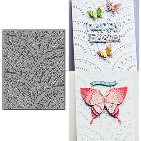 Hollow Flower Background Metal Cutting Dies for Card Making, Paper Embossing Die Cuts Kit Templates Supplies, Photo Frame Album DIY Scrapbooking Stencils Sets