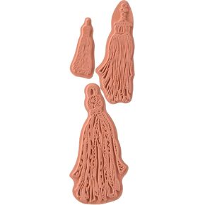 Inkadinkado Tassels Cling Stamps Sheet, 2" by 6"