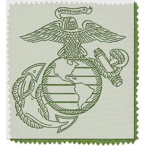 Stencil Stop Semper Fidelis Logo Stencil - Reusable for DIY Projects, Painting, Drawing, Crafts - 14 Mil Mylar Plastic (5.5 x 6 inches)