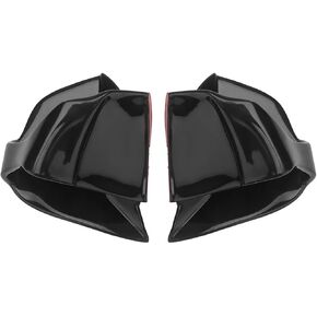 Motorcycle Fairing Side Wings Fit for K-tm RC390 2022-2025 Motorcycle Fairing Fixed Wind Wing ABS fins Side Wind Wing Spoiler accessorie Motorcycle Wing Spoiler(Matte Black)