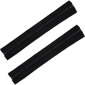 2PCS Office Chair Arm Covers Removable Stretchable Water Resistant Chair Arm Pad Cover Spandex Jacquard Armrest Protector Covers for Universal Office and Gaming Chairs(Black)