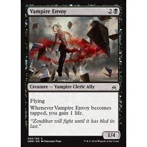 Magic The Gathering - Vampire Envoy (092/184) - Oath of The Gatewatch