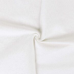 Linen Cotton Needlework Fabric, Kissbuty White Linen Fabric Cloth for Embroidery Garment Craft Flower Pot Decoration Embroidery Cross Stitch Cloth, 60 by 20 Inch