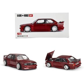 Collectibles Diecast Model Car Compatible with BMW M3 (E30) Kaido GT V1 M Red Limited Edition 1/64 Diecast Model Car Kaido House KHMG162