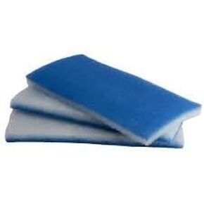 Five Star Filter Floss Premium 2 Inch Thick Aquarium Pond Filter Floss | Value Pack (3 Large Pads) 600 sqin | Double Bonded Poly Filter Pads | Easy Cut to fit | Clean Clear Water