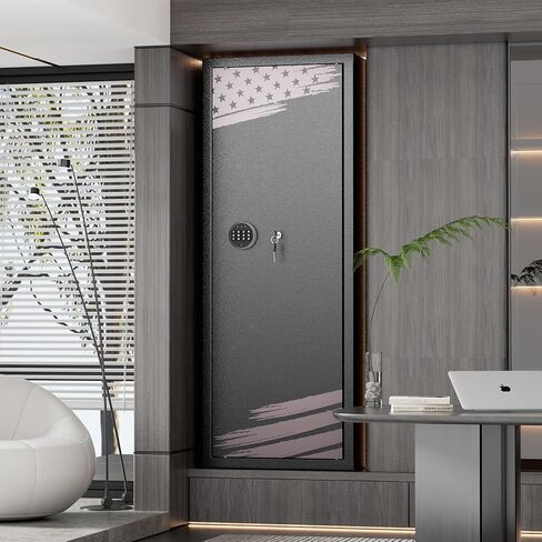 intergreat 4-6 بندقية بندقية آمنة ، بندقية آمنة للبنادق المجمعة للمسدسات والمنزل ، خزانة الأسلحة المعدنية مع جيوب للمسدس ، 3 رف قابل للتعديل ، والأسلحة النارية in Kuwait