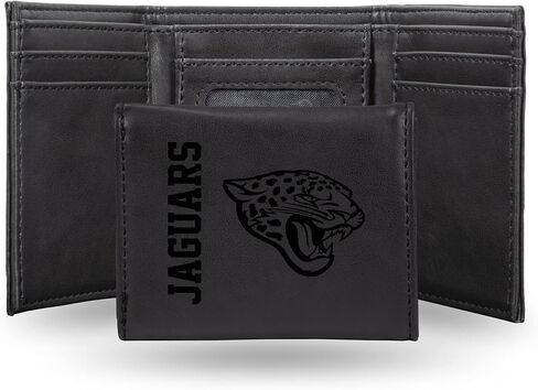 Rico Industries NFL Baltimore Ravens Laser Engraved Brown Tri-Fold Wallet - Men's Accessory in Saudi Arabia