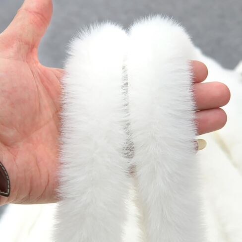 5.47 Yards 2 Inches Christmas Faux Fur Trim Furry Ribbon for Tree Soft Fluffy Ribbon Fuzzy Craft Ribbon Wreath Embellishment Ribbon Black in Saudi Arabia