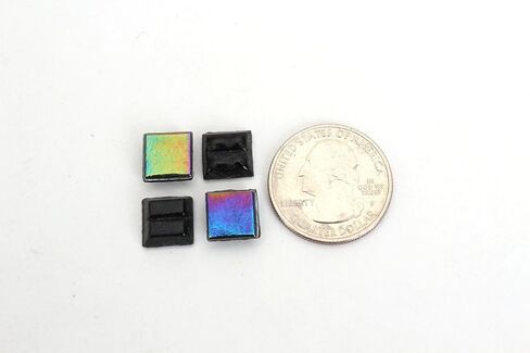 Milltown Merchants Iridescent Mosaic Tile (1 Pound, Black - 4/10 Inch) in Saudi Arabia