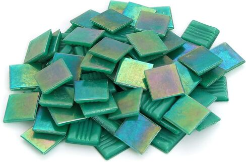 Milltown Merchants Iridescent Mosaic Tile (1 Pound, Black - 4/10 Inch) in Saudi Arabia
