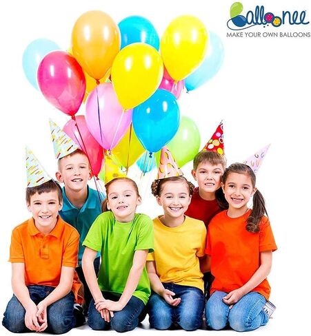 Jumbo Disposable Helium Party Kit, Helium Tank for Balloons At Home, 14.9 Cu Ft Helium Balloon Pump Kit with 50 Assorted Latex Balloons, Helium Tank, Portable for Celebrations in Saudi Arabia