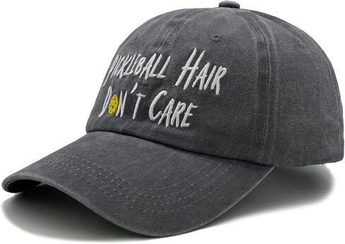NVJUI JUFOPL Pickleball Hair Don't Care Hat, Embroidered Baseball Cap Pickleball Gifts for Men & Women Navy in Saudi Arabia