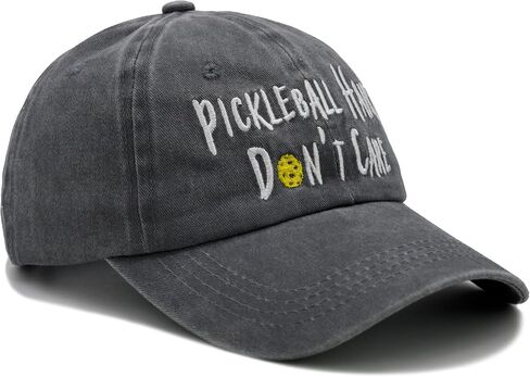 NVJUI JUFOPL Pickleball Hair Don't Care Hat, Embroidered Baseball Cap Pickleball Gifts for Men & Women Navy in Saudi Arabia