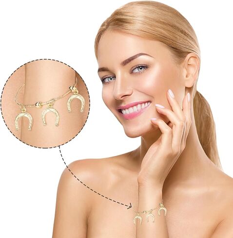 Joez Wonderful Metal Horseshoe charm, Pendants for DIY Finding Bracelet Necklace Earrings Keychain Craft Jewelry Making in Saudi Arabia