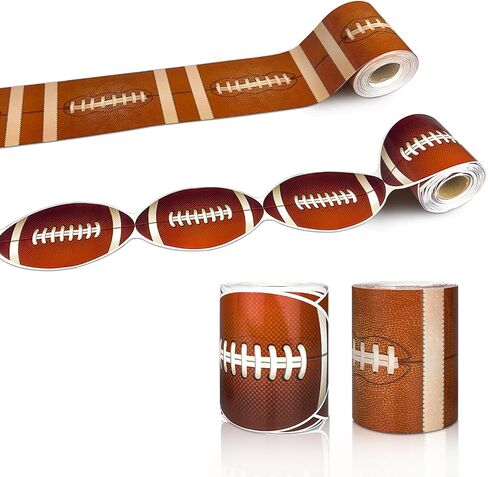 65.6ft Bulletin Board Decorations ، 2 Rolls Basketball Sport Trim ، قابلة لإعادة الاستخدام في الفصول الدراسية لرجوع إلى ديكور المدرسة والمعلمين ومستلزمات المنزل (كرة السلة) in Kuwait