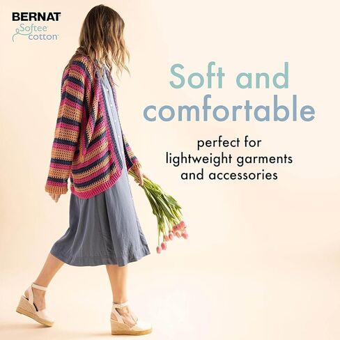 Bernat Softee Cotton Yarn, Blue Waves in Saudi Arabia