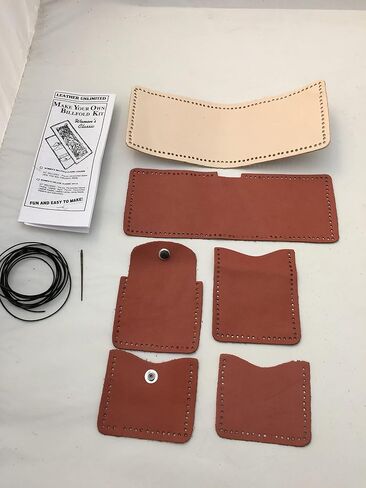 Make Your Own Leather Billfold Wallet Kit - DIY Leather Accessory - Men - Women - Children (Children's Classic Billfold Kit) in Saudi Arabia