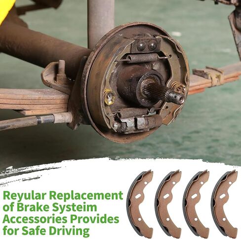 أحذية فرامل عربة الجولف، وسادات الفرامل ومجموعة زنبركات طبلة Bendex لـ Yamaha 1993-Up G14، G16، G19-G22 و1996-Up TXT/ST350/Workhorse/Medalist 1997 UP OEM 27943G01 27945G01 70794G01 70795G01 in Saudi Arabia