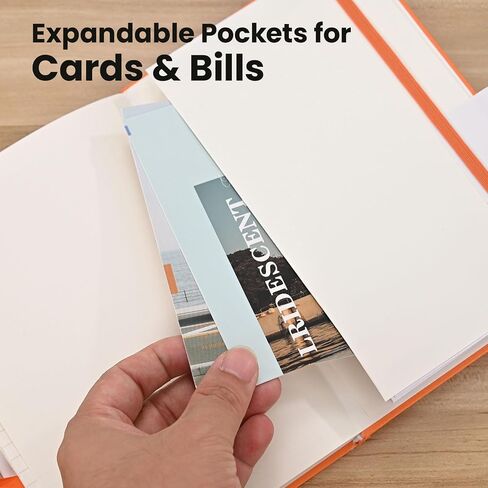 Lined Notebook Journals for Writing 5.5 x 8.2 inches, 160 Pages A5 Size with Expandable Pocket, Hardcover Notebooks for Work, 100GSM Paper (Assorted 8 Colors) in Saudi Arabia