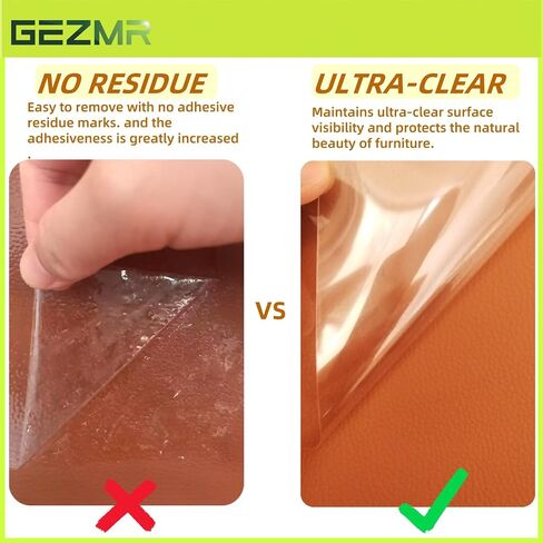 Cat Scratch Furniture Protector-12 Pack ، Heavy-Duty ، Fon-Residue ، شريط ذاتي أحادي الجانب ، درع واقي مضاد للخلع لزوايا الأريكة/الأريكة+60 دبابيس in Kuwait