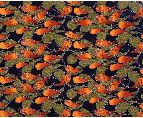 African Fabric 6 Yard Ankara Tribal Print Dashiki Polyester Wax Fabric in Kuwait